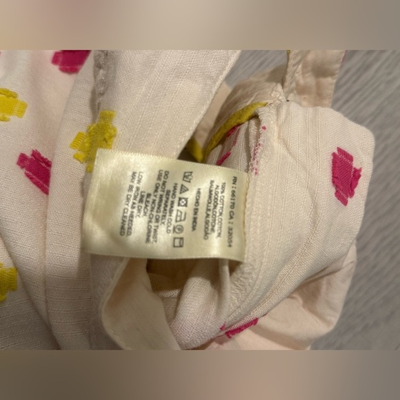 Anthropologie Cropped Clip Dot Trousers Wide Leg Size 0 - Picture 5 of 5